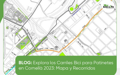 Mapa Carril Patinetes Cornellà 2023