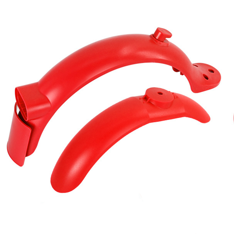 guardabarros trasero rojo