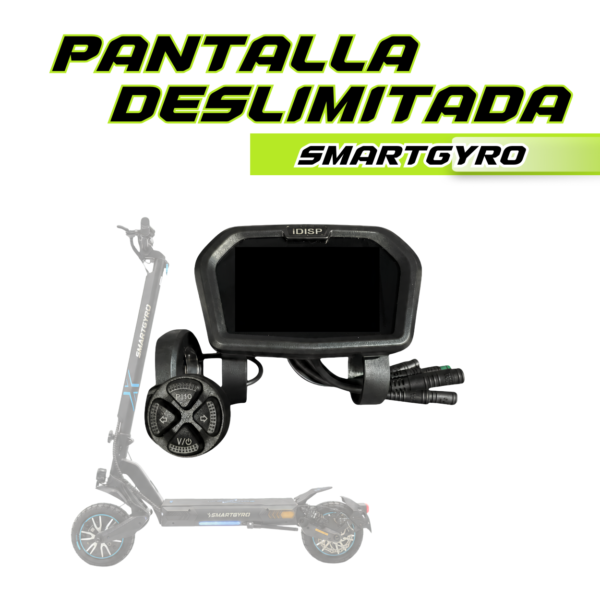 Pantalla Deslimitar SmartGyro Crossover Dual Max 2