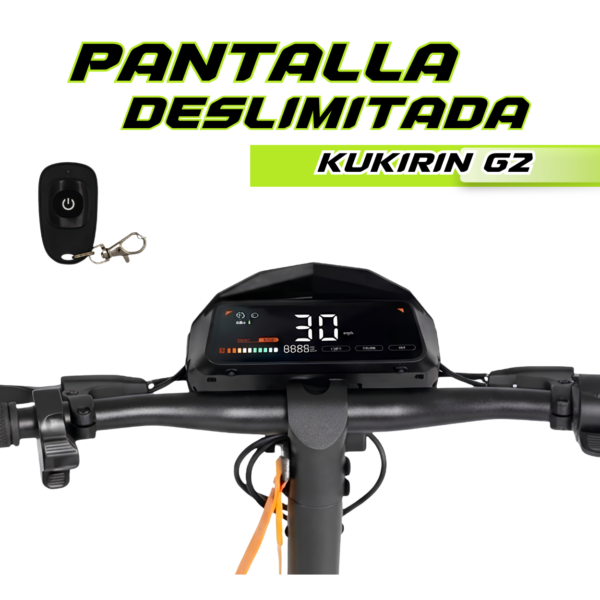 Pantalla Kukirin G2 – Encendido NFC+ Deslimitada